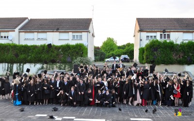 Bal de promo 2016 au lycée HERRIOT en noir et blanc