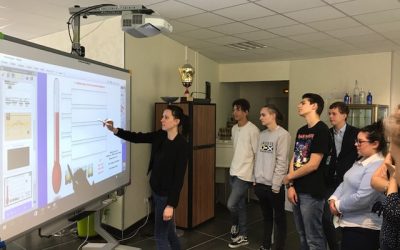 Ateliers interactifs en cuisine et en salle pour les élèves de 1ère bac pro commercialisation de vins et spiritueux. du lycée viticole d’Avize (Marne)